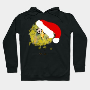 Funny Bird in Santa Hat! Hoodie